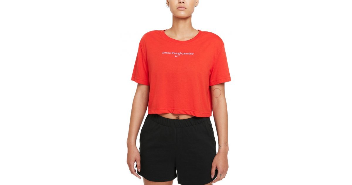 Yoga Cropped Graphic Tee