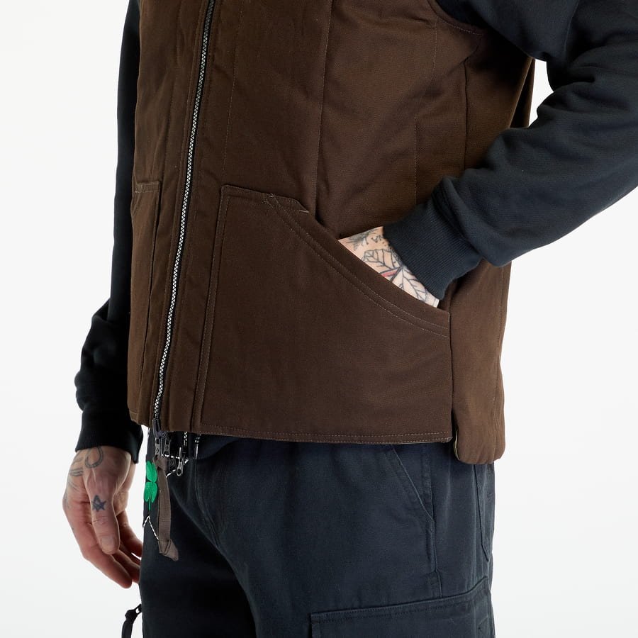 x Patta Four-Leaf Clover Utility Reversible Padded Vest