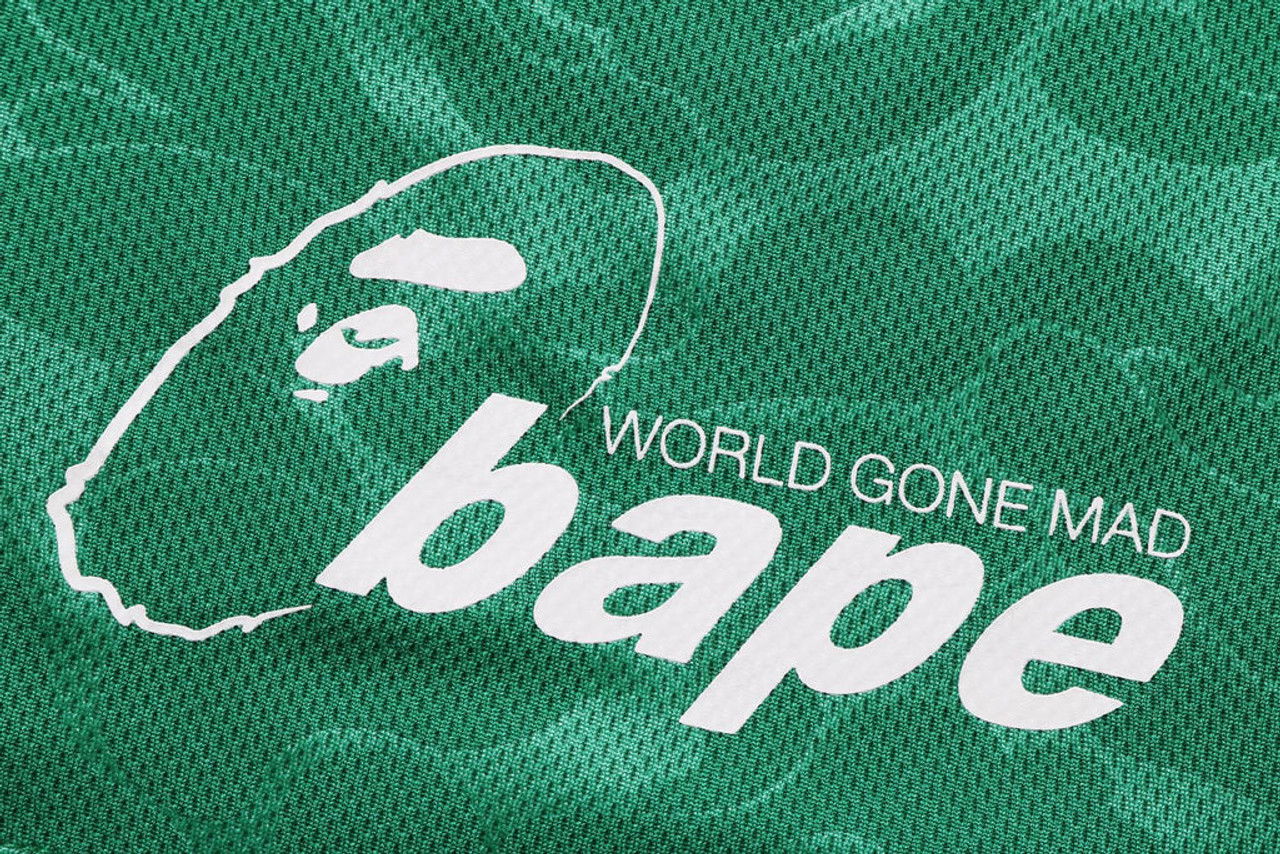 Bape Soccer Game Shorts Green