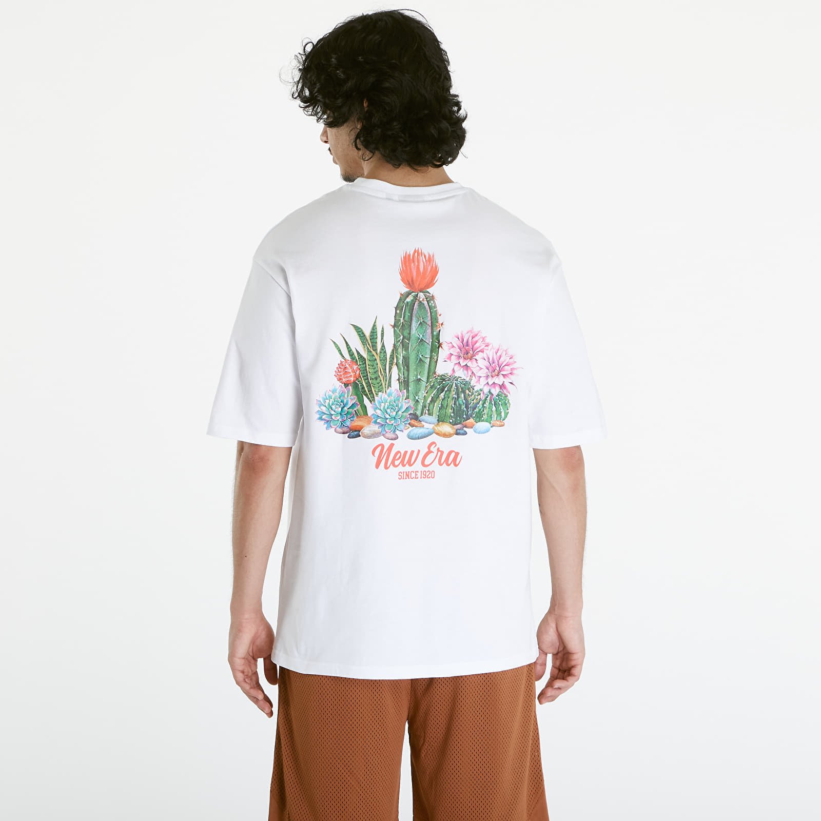Cactus Graphic OS Tee UNISEX White/ Lvr
