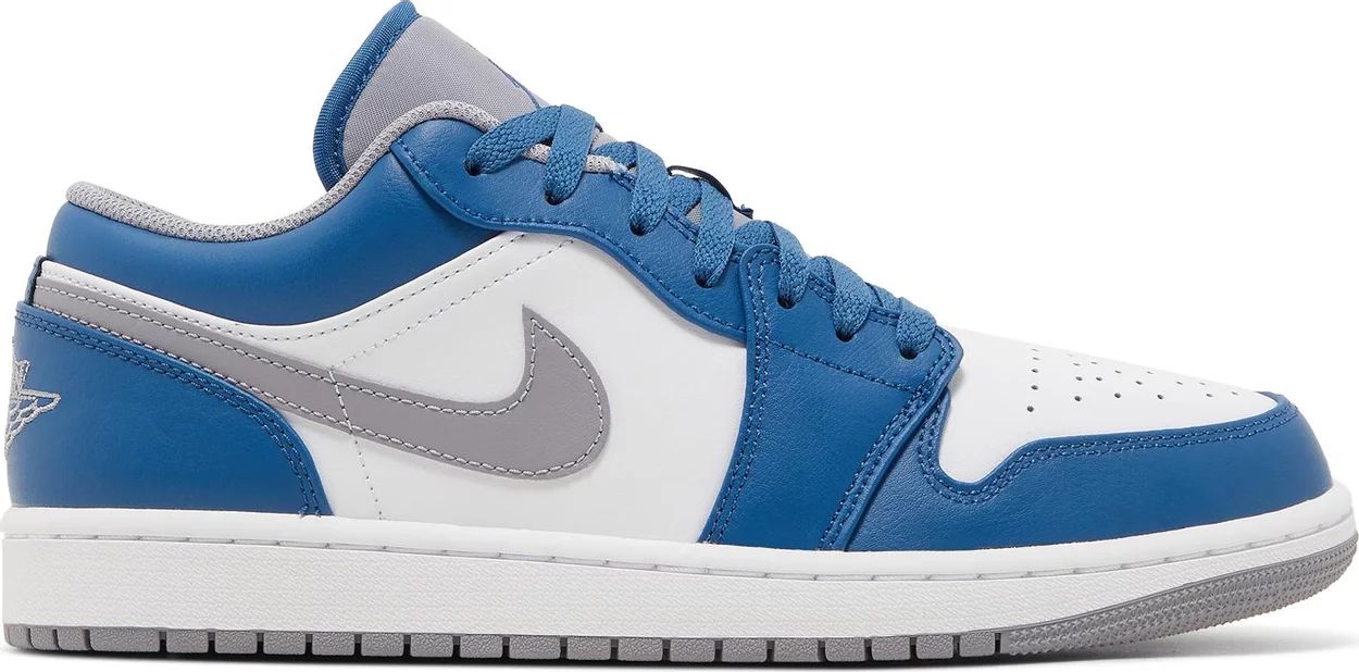 Air Jordan 1 Low "True Blue Cement"