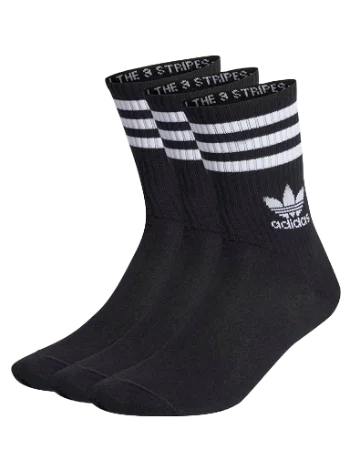 adidas Originals Mid Cut Crew Socks – 3 pack IL5022