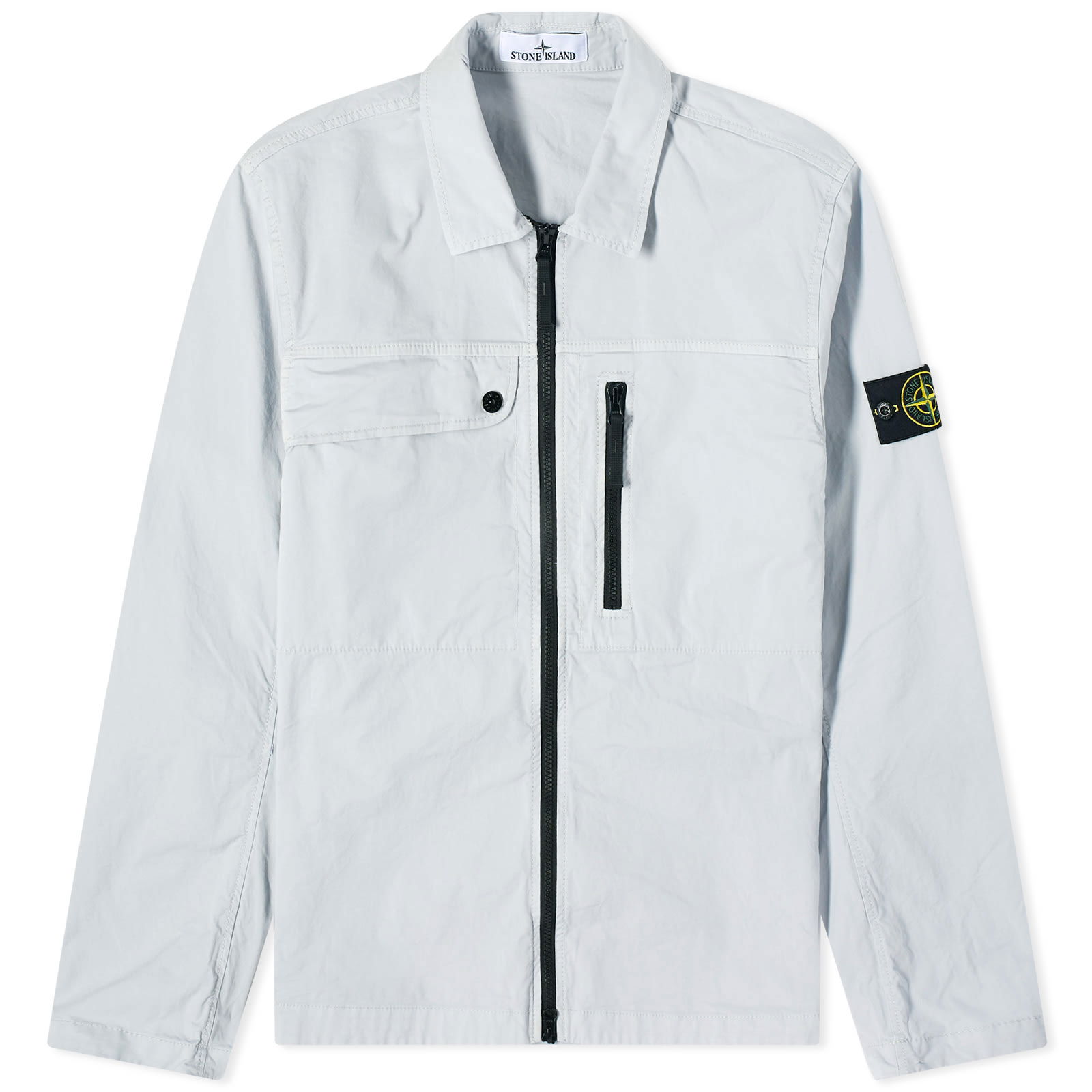 Supima Cotton Twill Stretch-TC Zip Shirt Jacket