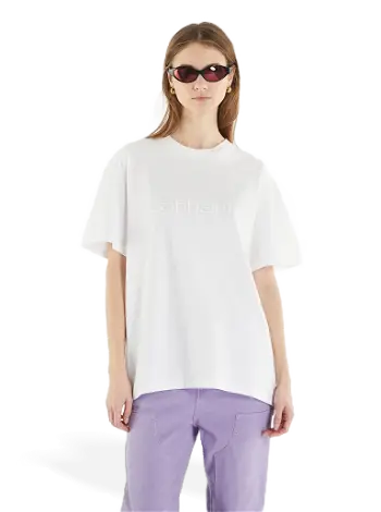 Carhartt WIP Duster Short Sleeve T-Shirt UNISEX White Garment Dyed I030110.02GD