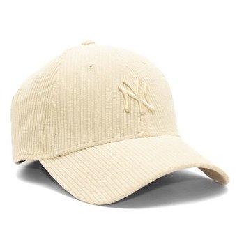 New Era 9FORTY Womens MLB Summer Cord New York Yankees Pale Yellow One Size 60434997