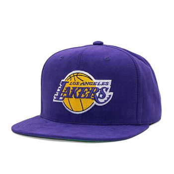 Mitchell & Ness Sweet Suede Snapback Los Angeles Lakers Purple HHSS7359-LALYYPPPPURP
