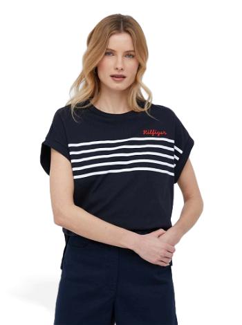 Tommy Hilfiger Stripe T-Shirt WW0WW37881.PPYX