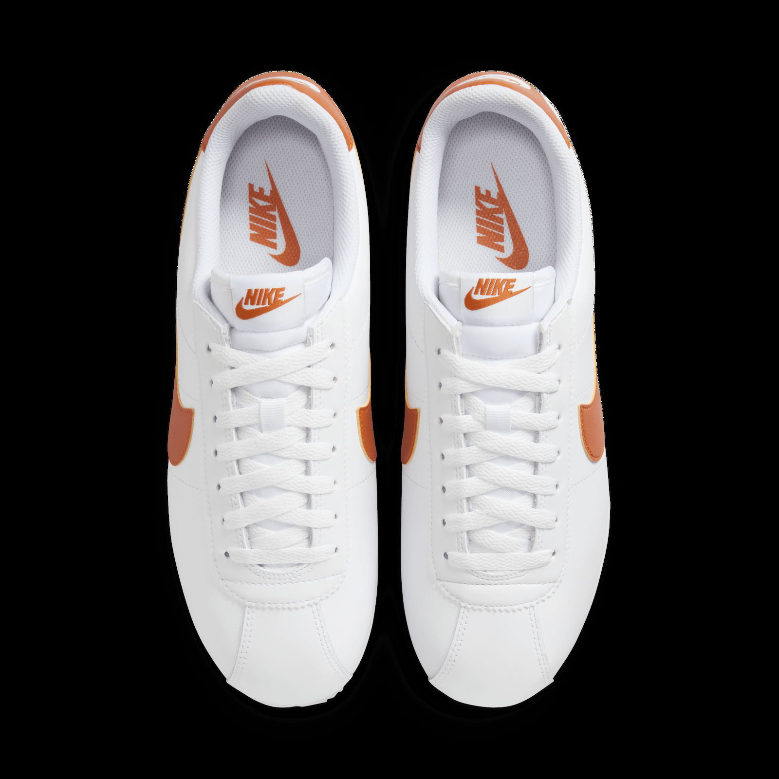 Nike Cortez White Campfire Orange