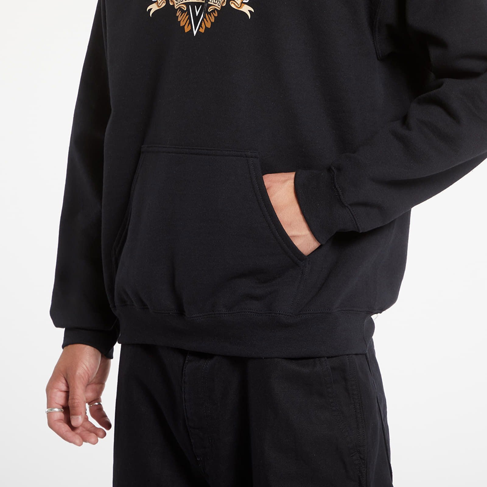 Sweatshirt Hood Eaglegram Black