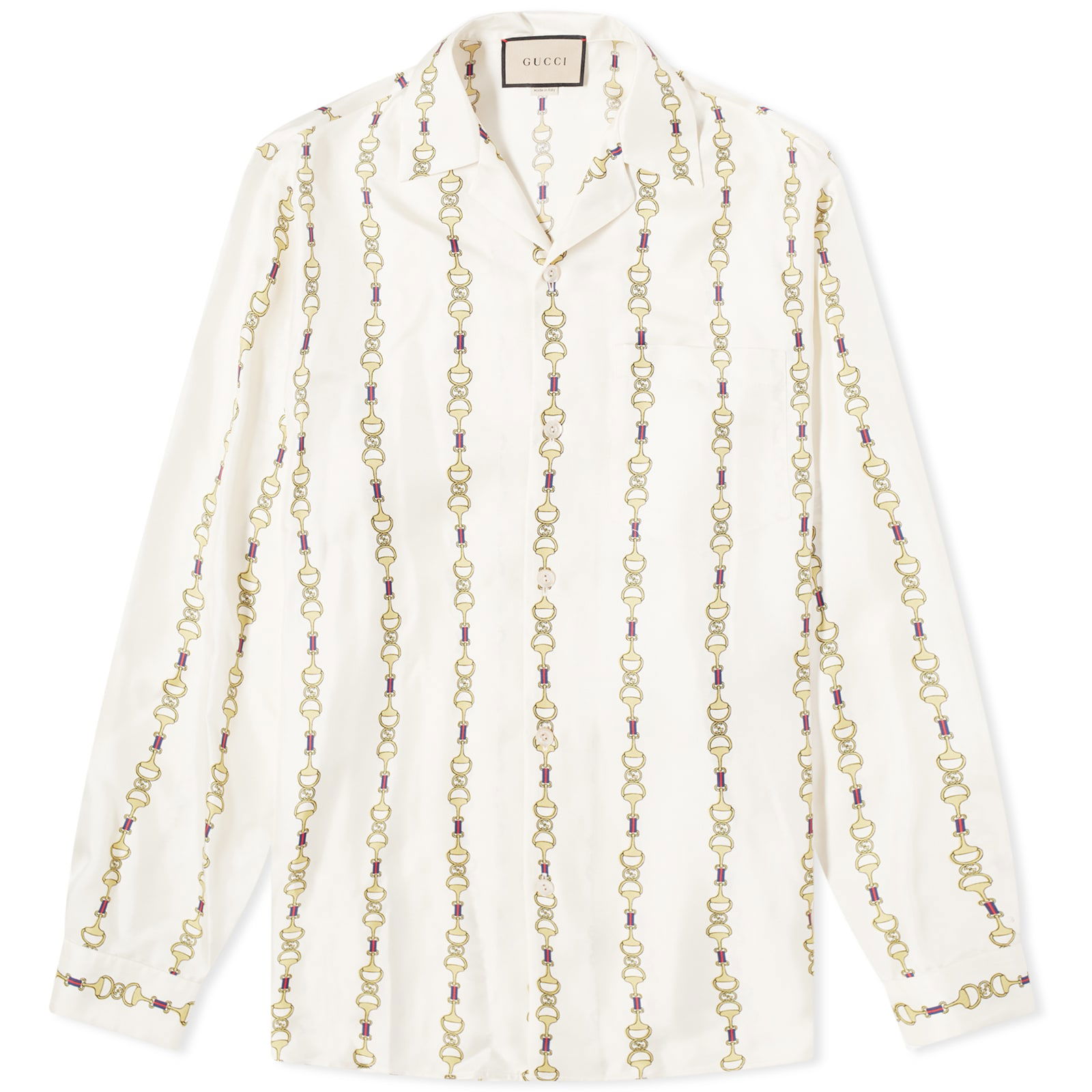 Horsebit Vacation Shirt Ivory