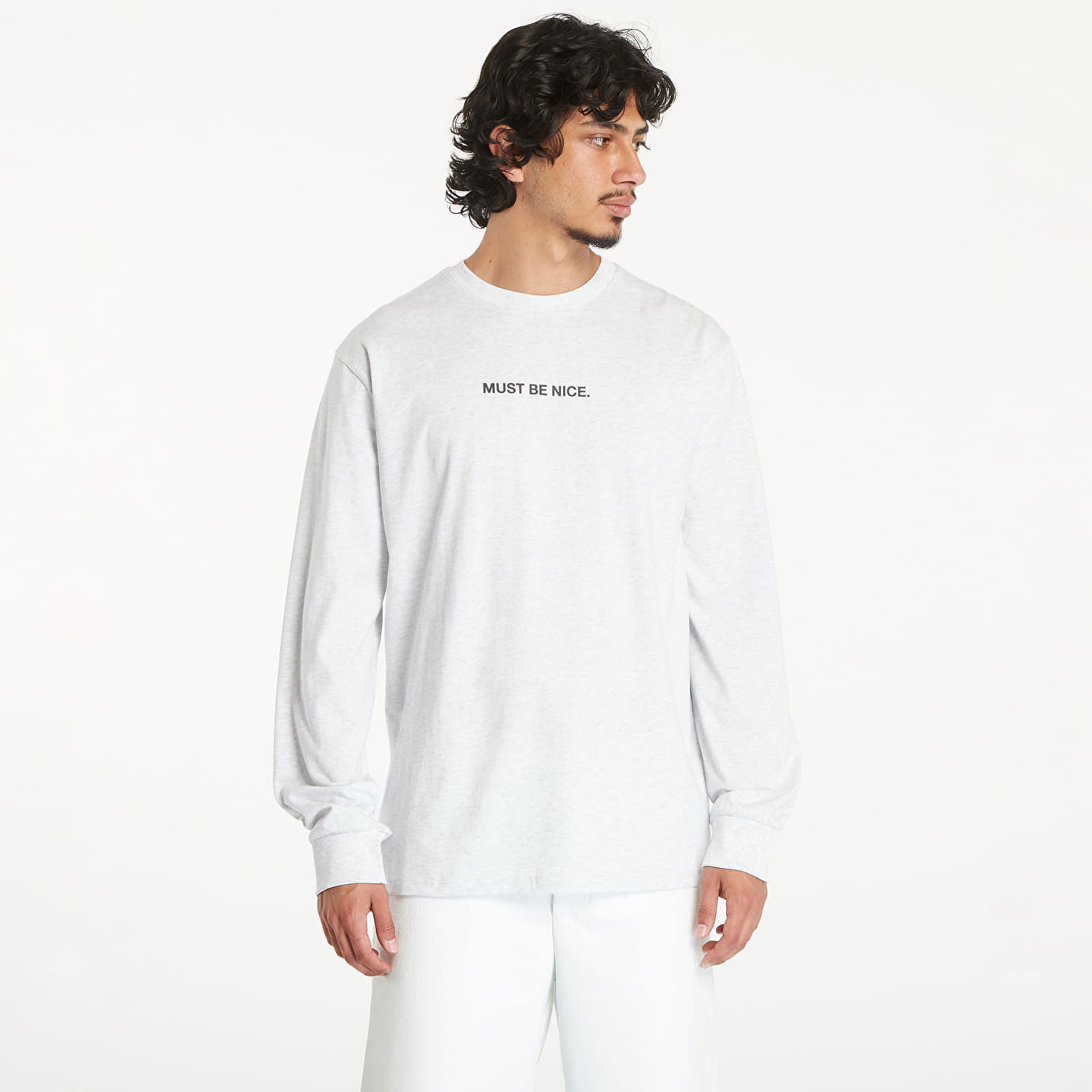 Must Be Nice Long Sleeve Tee Ash Heather