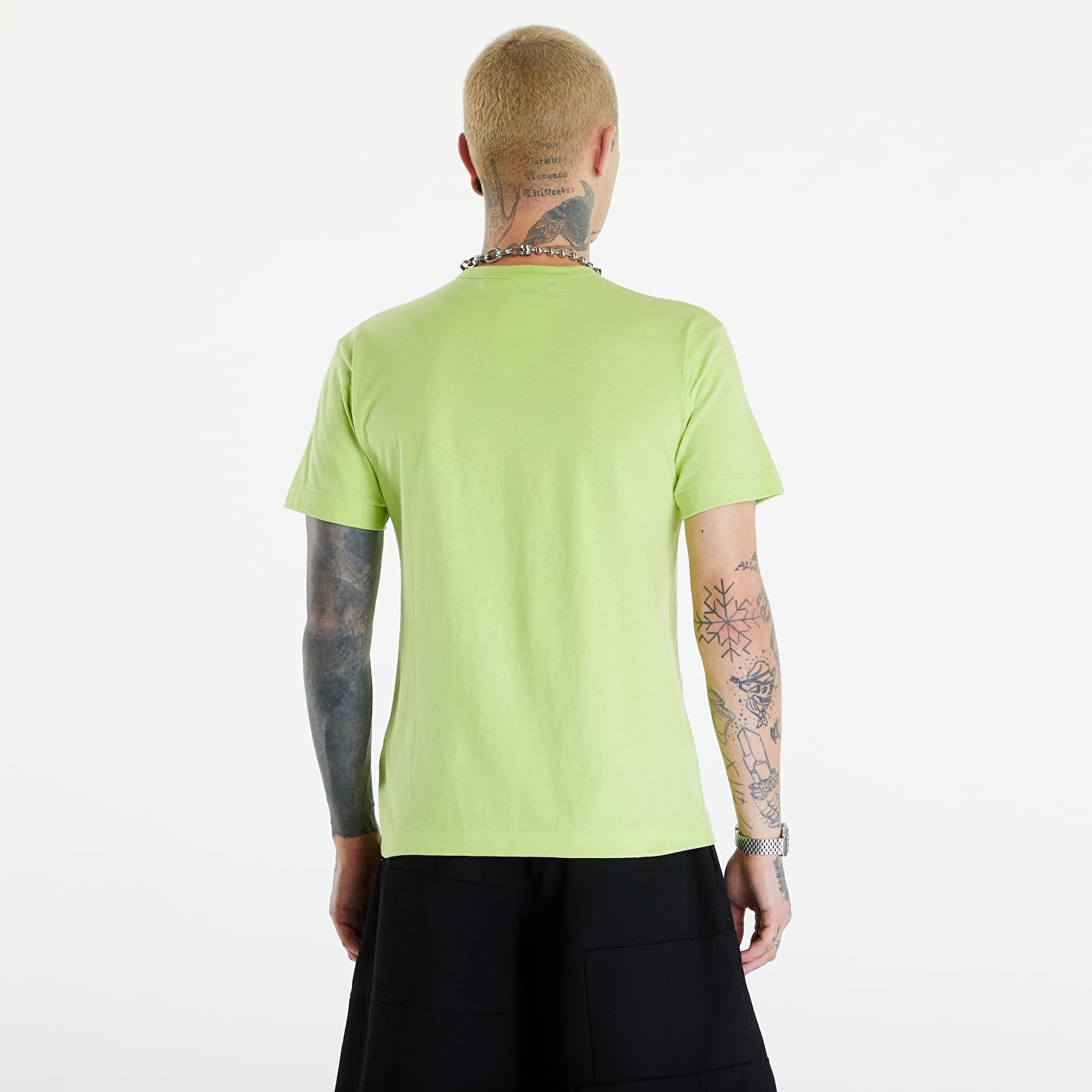 PLAY Short Sleeve Logo Print T-Shirt UNISEX Green