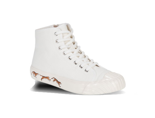 School Tiger High Top "White"