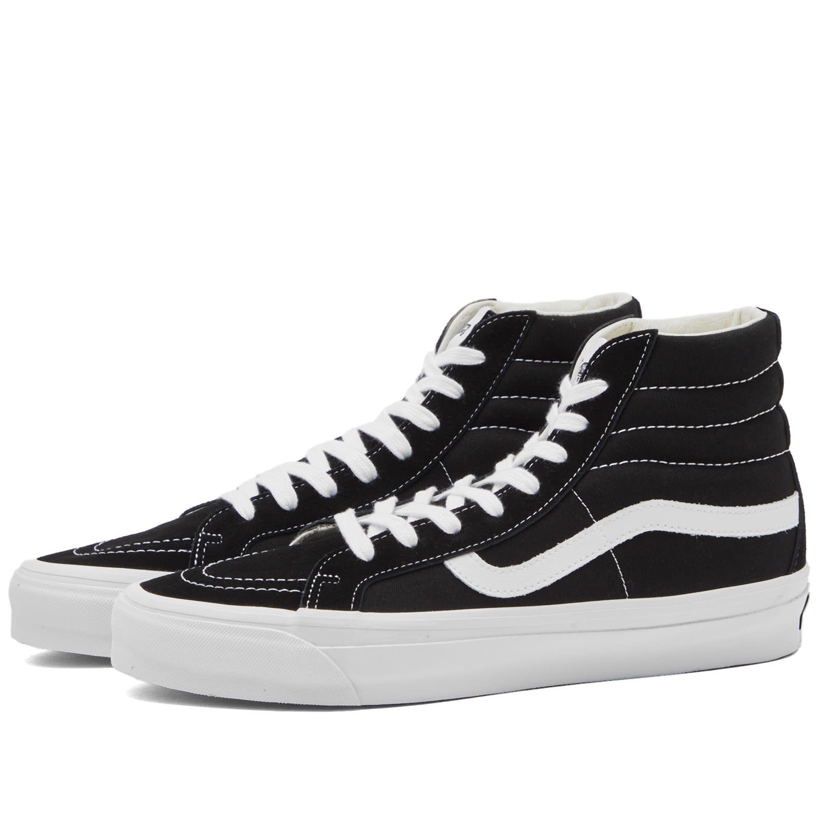 Men's Sk8-Hi Reissue 38 Sneakers in Lx Black/White, Size UK 10 | END. Clothing