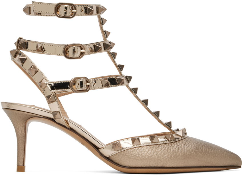 Garavani Bronze Rockstud Heels