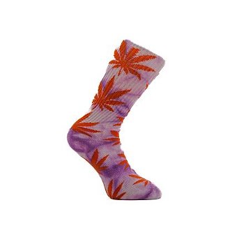 HUF Bleach Dye Plantlife Sock sk00758-purpl