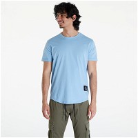 Cotton Badge T-Shirt Dusk Blue