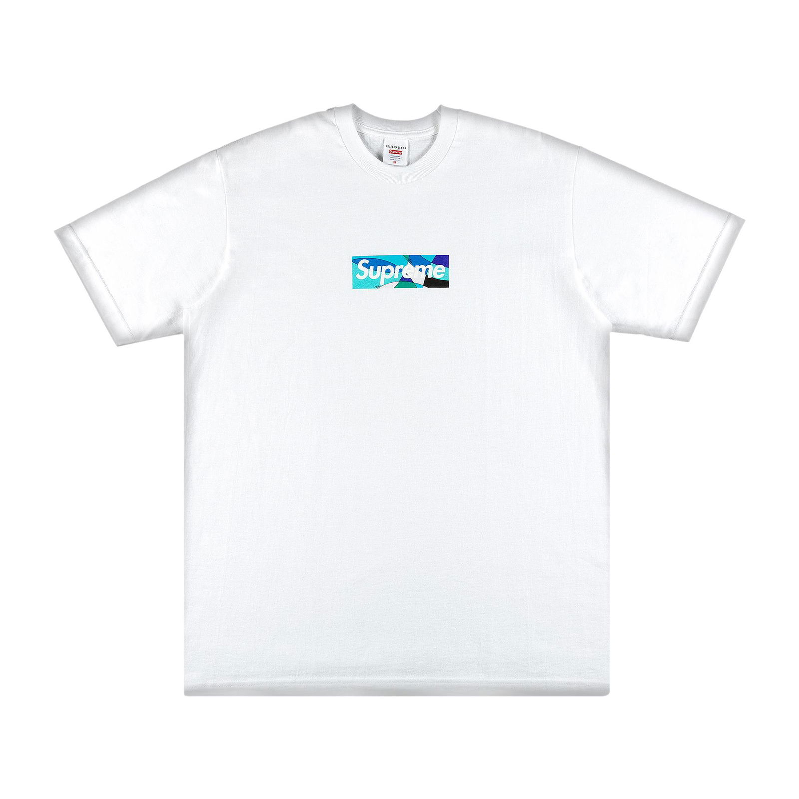 Tričko Supreme Emilio Pucci x Box Logo Tee 'White/Blue' SS21T4