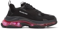 Triple S Sneakers "Black & Pink"
