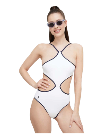 Polo by Ralph Lauren High Neck One-piece Swimsuit 21370515