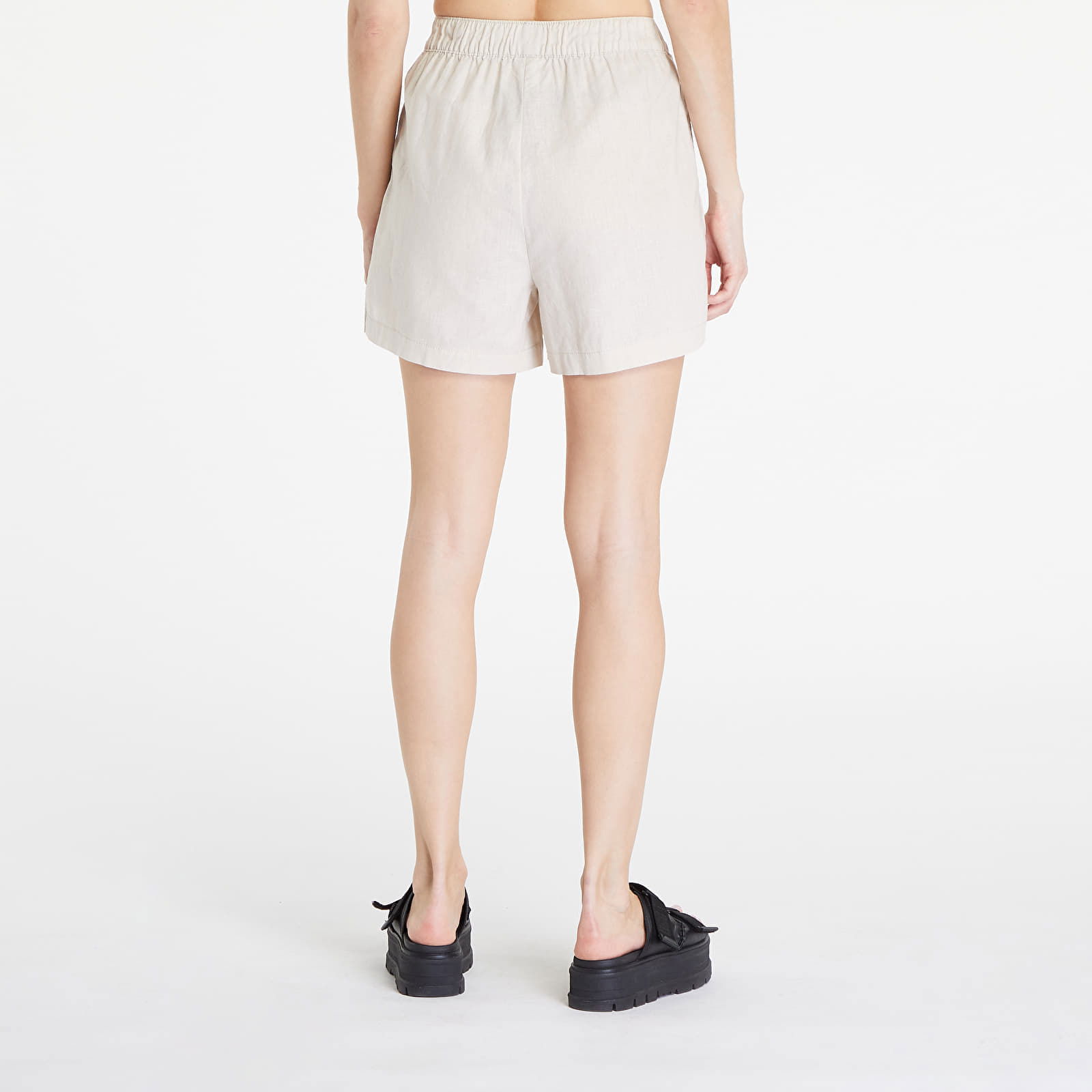 Linen Mixed Boxer Shorts Soft Seagrass