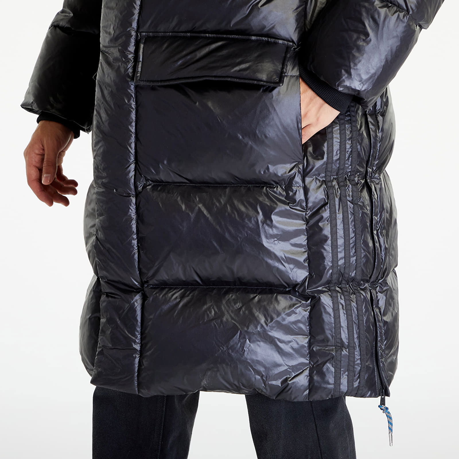 Long Puffer Jacket Black