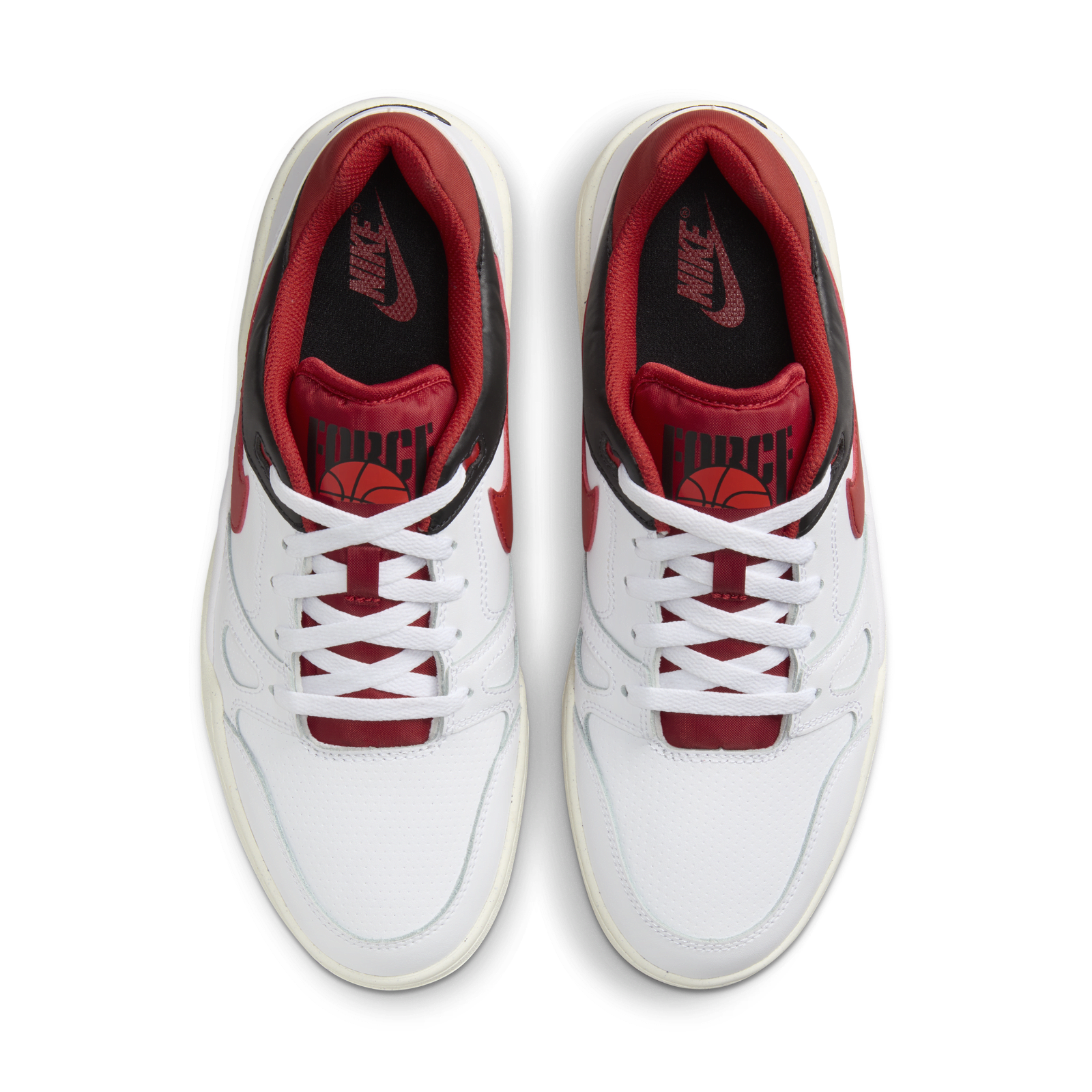 Full Force Low White Red Black
