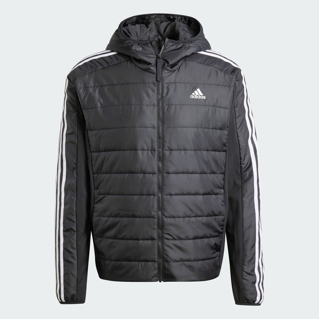 Sportswear Bunda Essentials 3-Stripes Insulated Hooded Hybrid