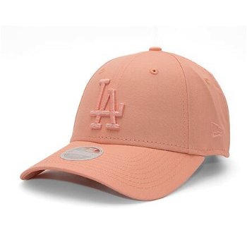 New Era 9FORTY Womens MLB League Essential Los Angeles Dodgers Pale Orange One Size 60435228