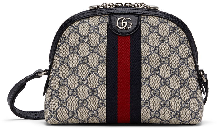 Small Ophidia GG Supreme Shoulder Bag