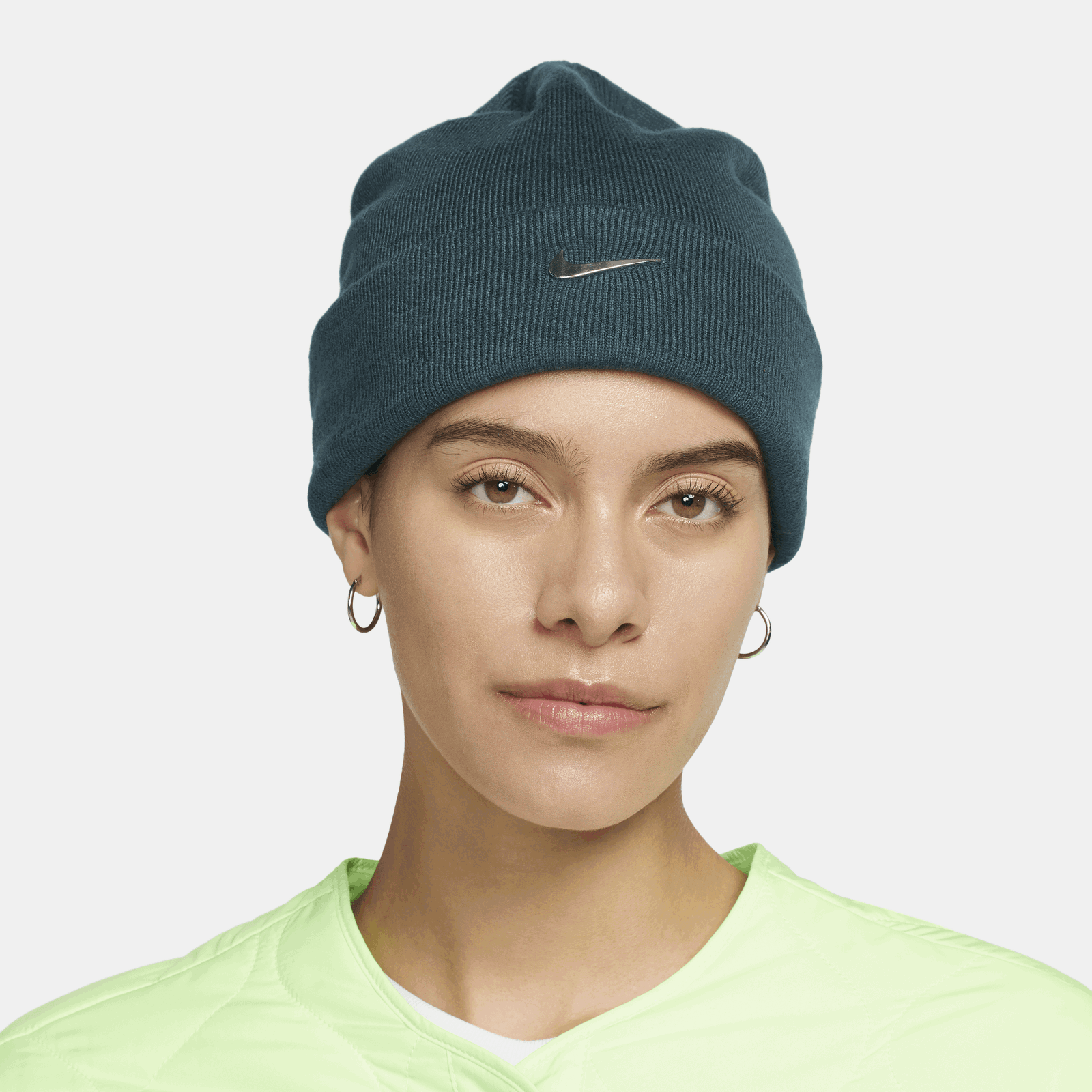 Standard Cuff Metal Swoosh Beanie