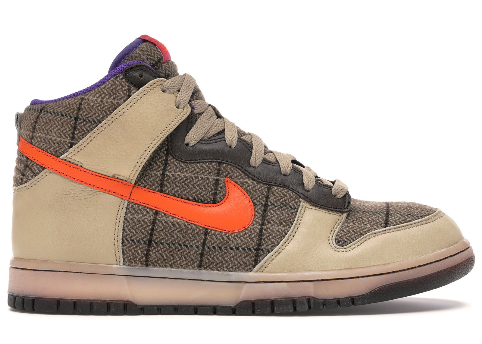 Nike Dunk High Premium Tweed Orange Blaze 312786-283 | FLEXDOG