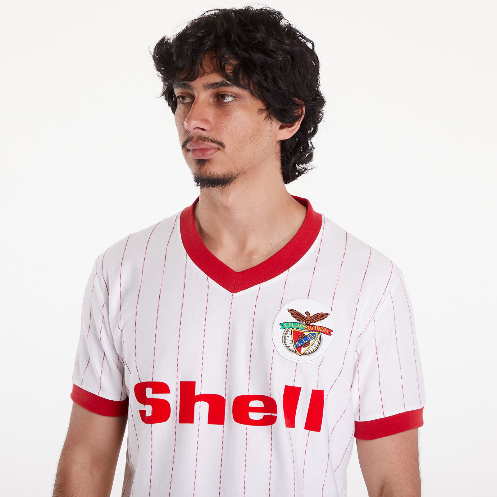 SL Benfica 1985 - 86 Away Retro Football Shirt