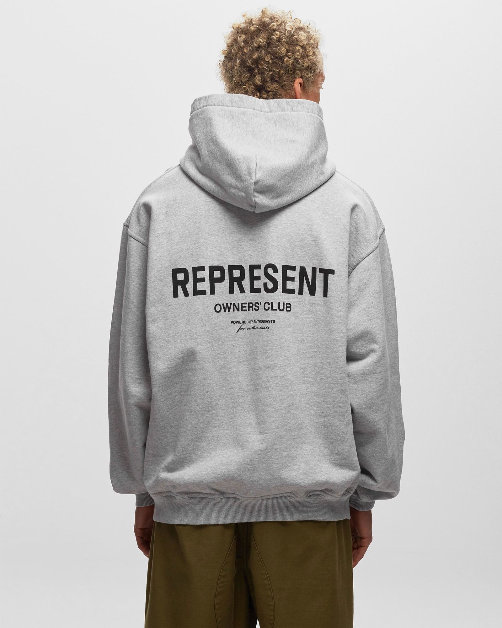 Represent Owners Club Hoodie Ash Grey/Black