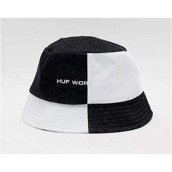 HUF Block Out Bucket Black/White velikost L/XL (60-64 cm) ht00583-bkwht