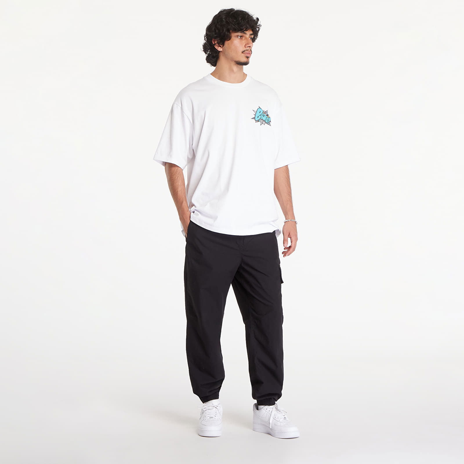 Cotton Poplin Utility Pants Black