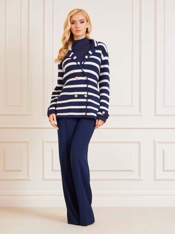 Marciano Striped Sweater Jacket