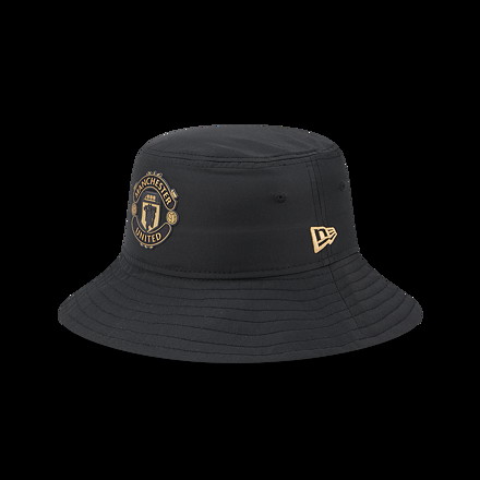 Black Gold Bucket Hat Manchester United FC Black