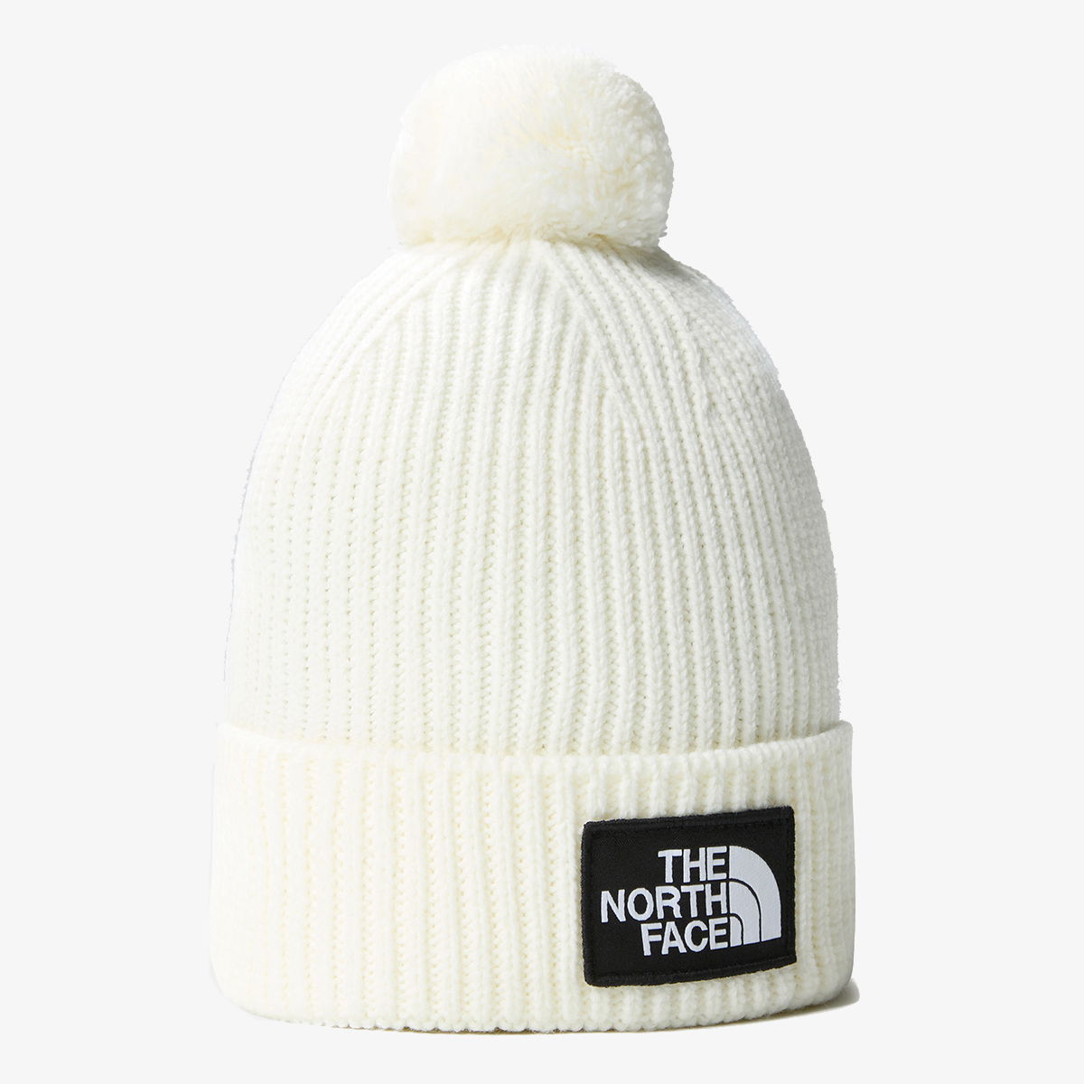 TNF Logo Box Pom Beanie