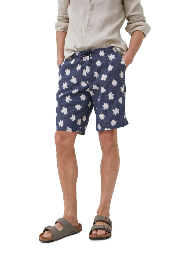 Harlem Print Relaxed Fit Shorts