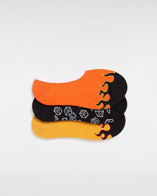 Retro Hook And Loop Canoodle Socks 3 Pairs