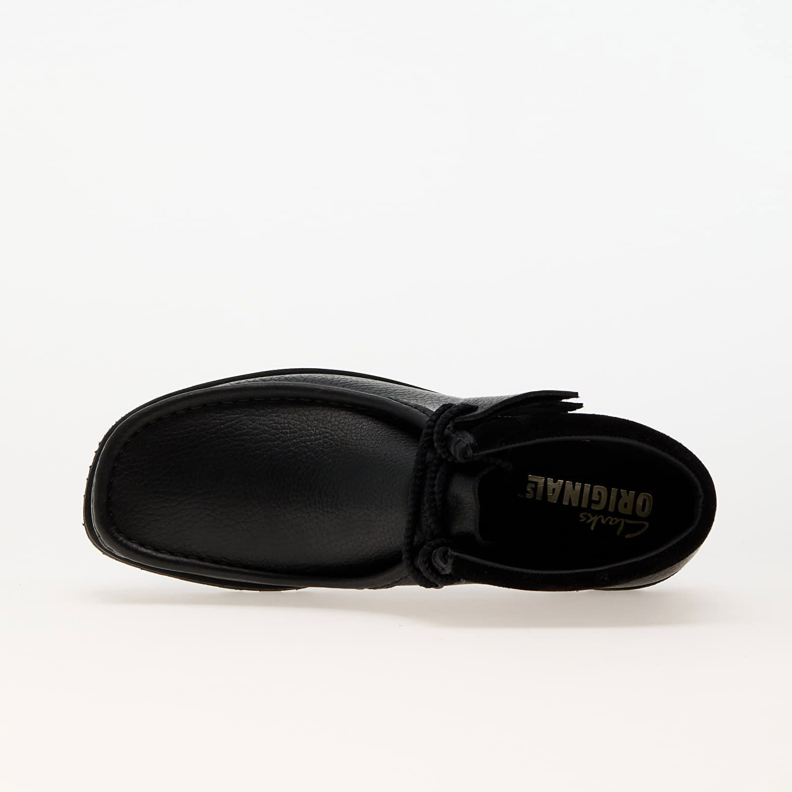 Wallabee Scout Black Leather