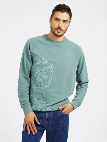 GUESS Embroidered Sweatshirt M4RQ13KBK32