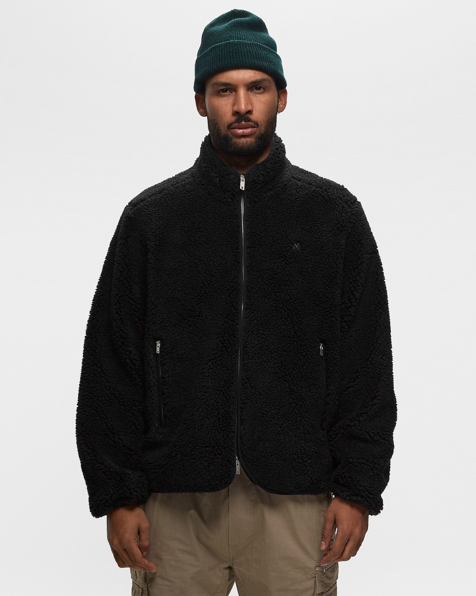 Represent Fleece Zip Through Jacket Black