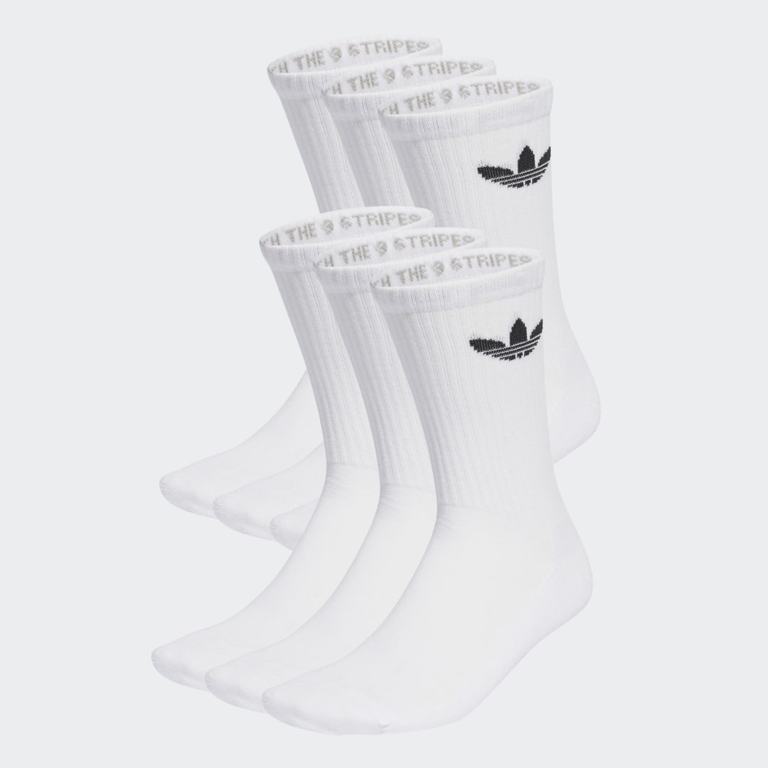 Trefoil Cushion Crew Socks –⁠ 6 pack