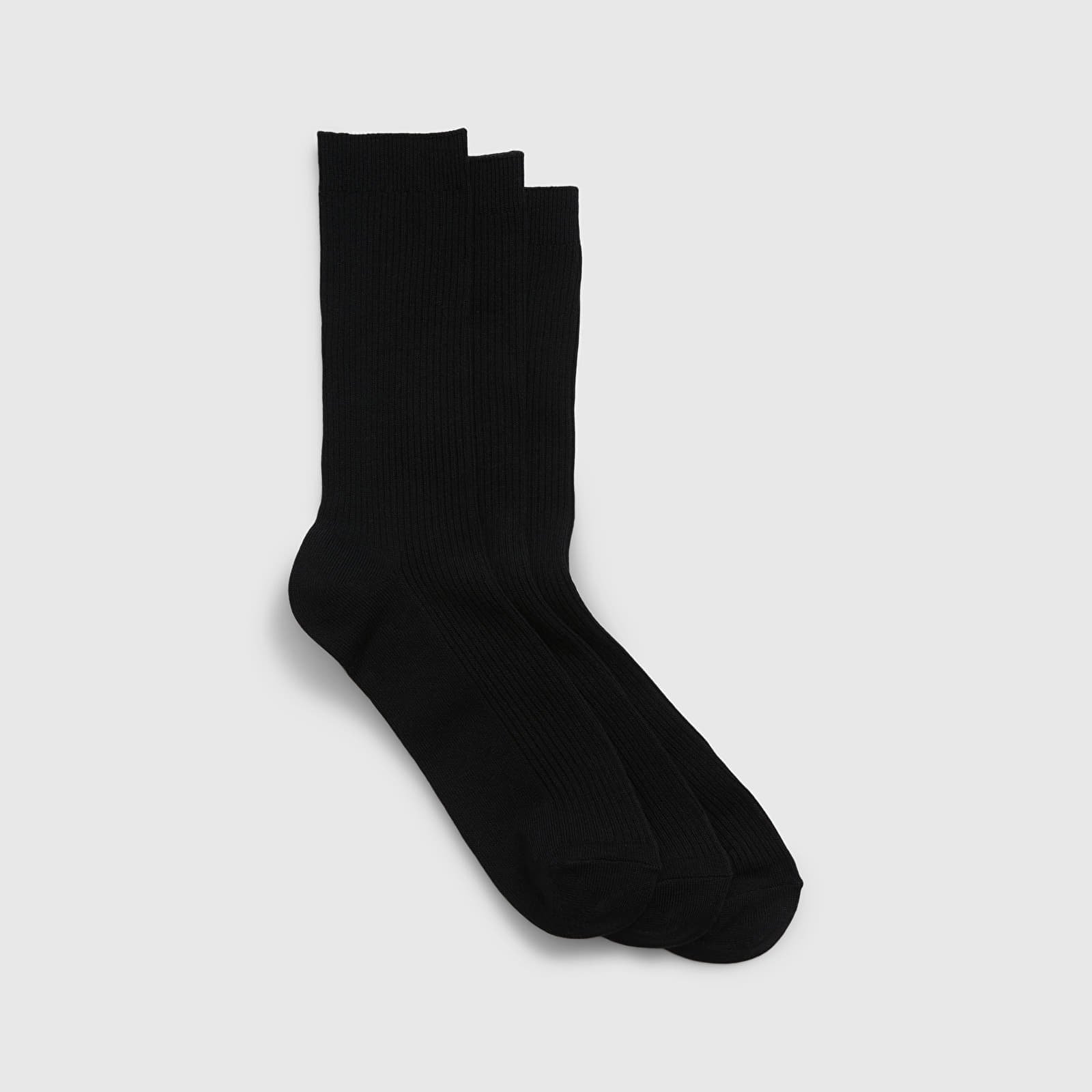 Basic Crew Socks 3-Pack True Black V2