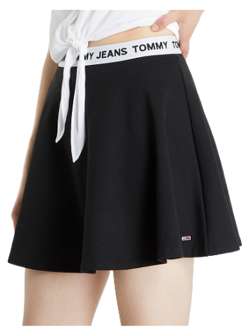 Tommy Hilfiger Logo Waistband Fit Mini Circle Skirt DW0DW12968 BDS