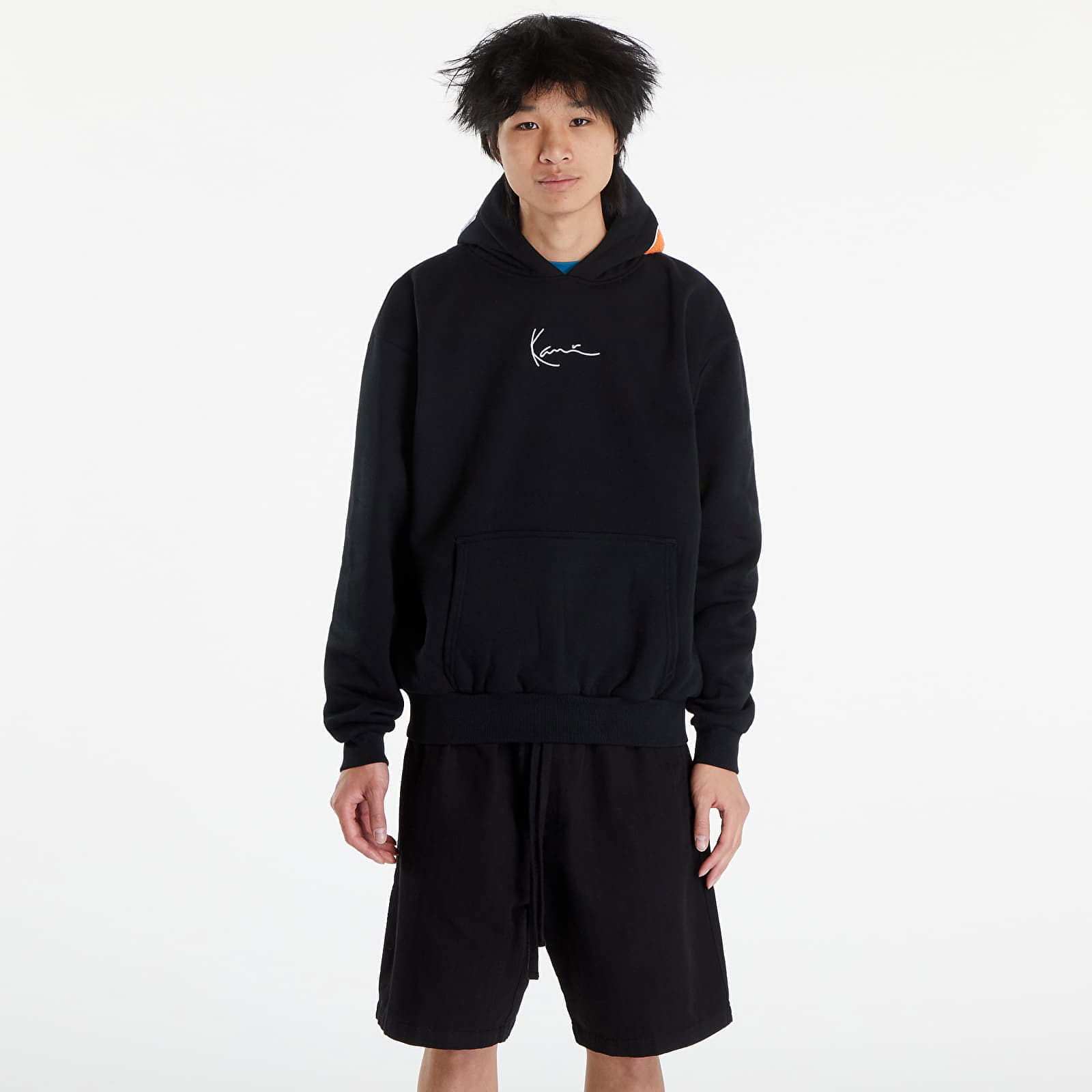 Small Signature Patch OS Hoodie Black