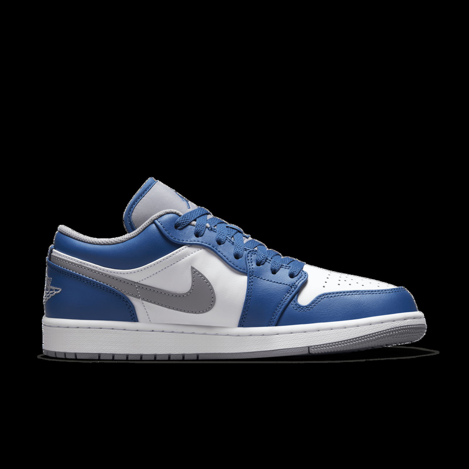 Air Jordan 1 Low "True Blue Cement"