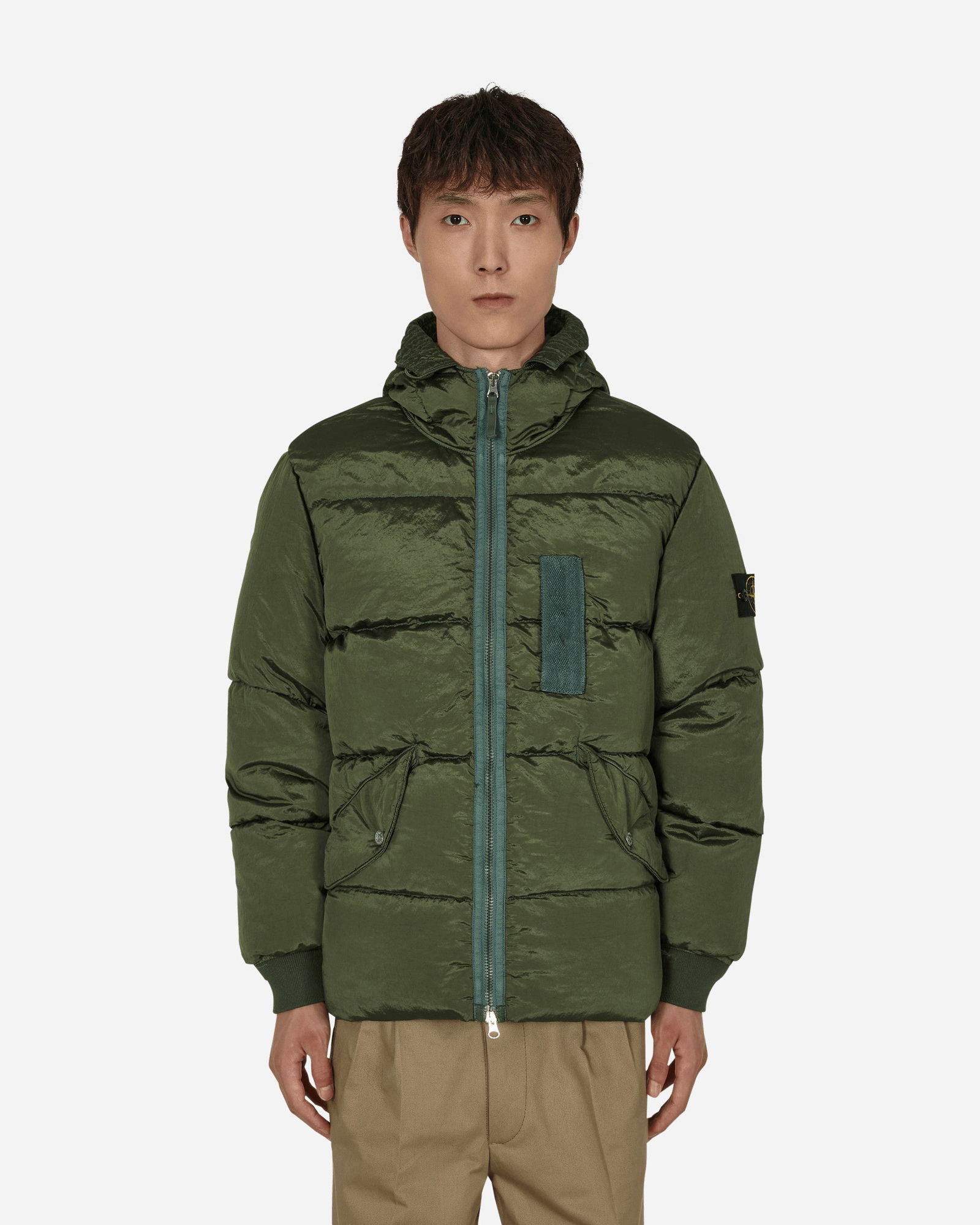 Prošívaná bunda Stone Island Nylon Metal Hooded Down Jacket